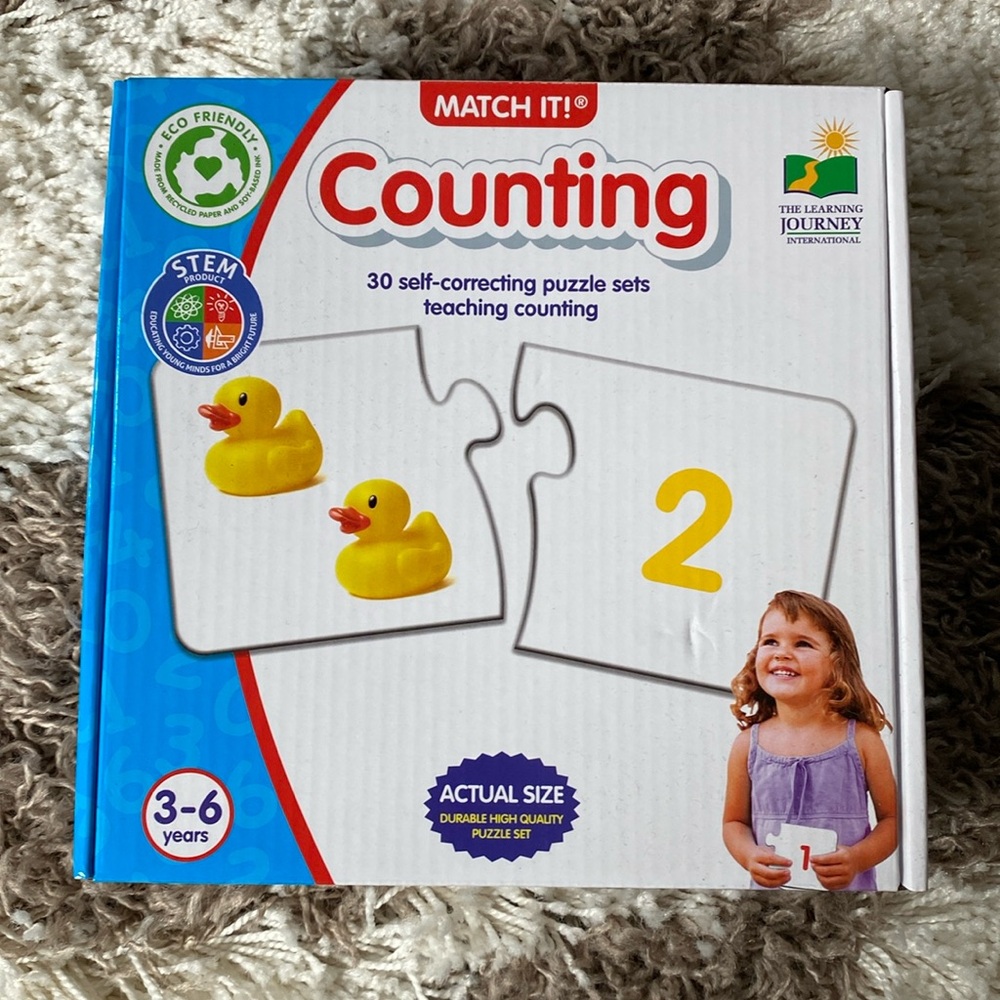 🧩Brand New Match It - Counting Puzzle Set